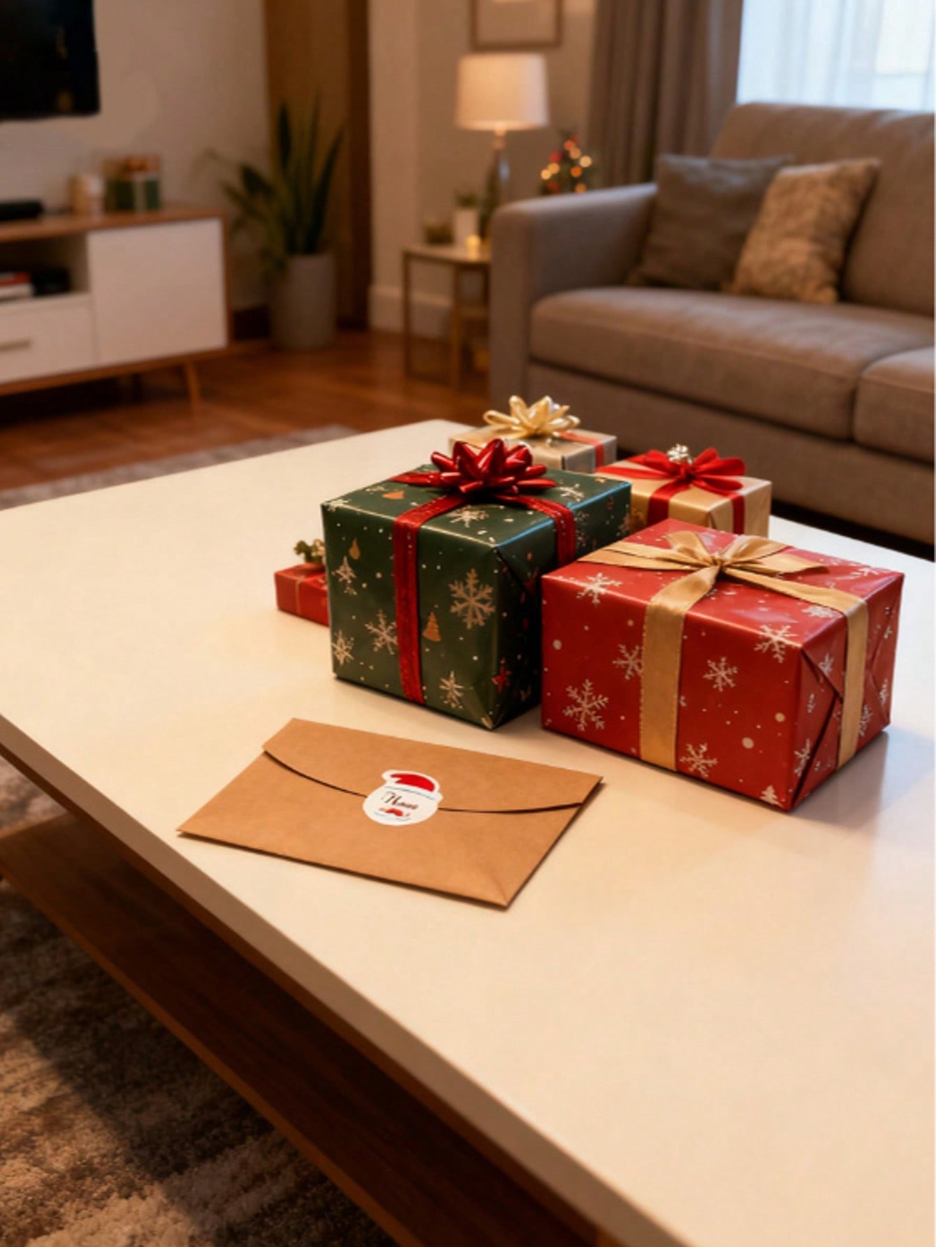 Personalized Christmas Stickers, Custom Name Label Stickers, Christmas Decorations